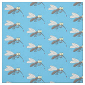 Tissu Drôle dessin d'insecte moustique (Échantillon)