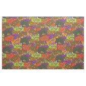 Tissu Drôle Halloween Chocolate Motif (Fat Quarter)