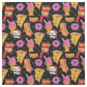 Tissu drôle halloween monstres de restauration rapide (Échantillon)