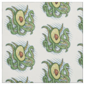 Tissu Drôle Octopus Avocado (Échantillon)