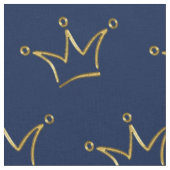 Tissu Drôle or couronne + votre backgr. & texte (Fermer)