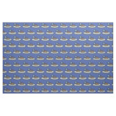 Tissu Drôle poule dans l'espace dessin animé (Fat Quarter)