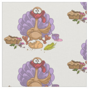 Tissu drôles de dinde d'action de grâces