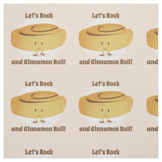 Tissu du caractère | de petit pain de cannelle (Échantillon)