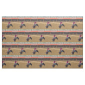 Tissu du cavalier 2 de Taureau de cowboy de rodéo (Yard)