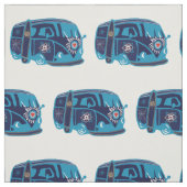 Tissu du coton de Hippie Van Custom Combed (56" (Échantillon)