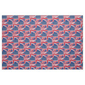 Tissu du drapeau britannique américain à deux cito (Fat Quarter)