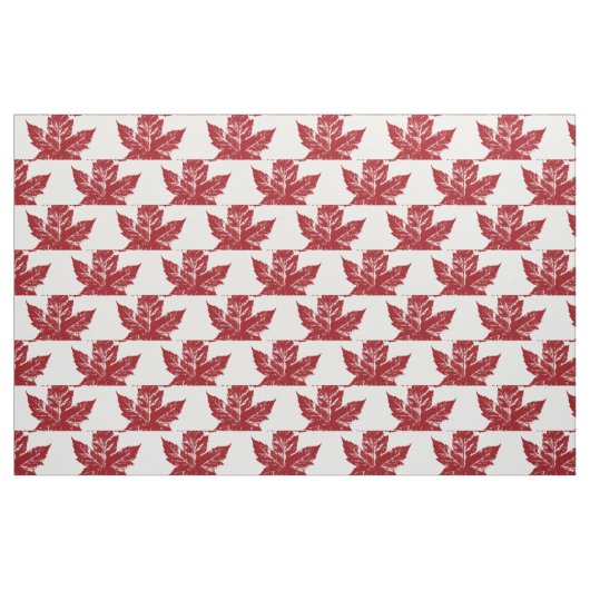 Tissu du drapeau canadien Tissu Customisé (Fat Quarter)