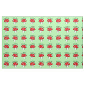 Tissu du nom du champignon rouge (Fat Quarter)
