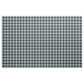 Tissu Duck Egg Blue & Black Plaid Gingham (Fat Quarter)