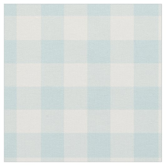 Tissu Duck Egg Blue & White Plaid Gingham (Fermer)