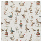 Tissu Duckling Delft : Whimsy Duck (fermé)