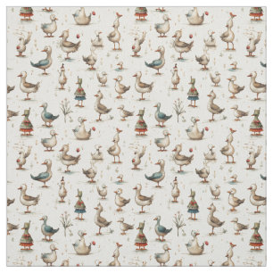 Tissu Duckling Delft : Whimsy Duck