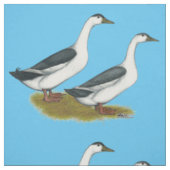 Tissu Ducks : Blue Magpies (Échantillon)