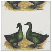 Tissu Ducks : Cayuga Pair (Échantillon)