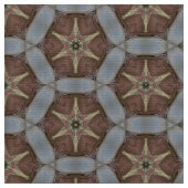 Tissu d'Upholstérie Brown Turquoise et terrestre p (Fermer)