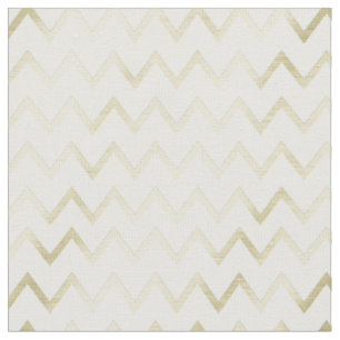 Tissu Dusky Faux Green-Faux Gold Chevron Motif