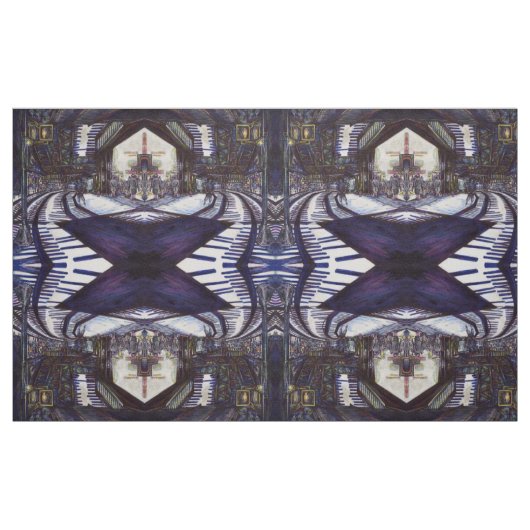 Tissu Dusting the Piano (Fat Quarter)