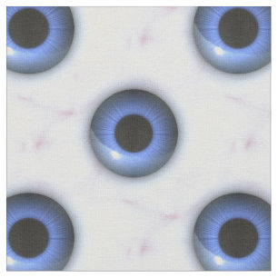 tissu d'yeux bleus déplaisants