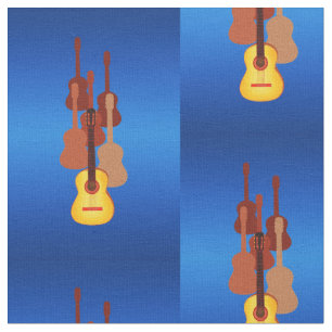 Tissu dynamique de guitares