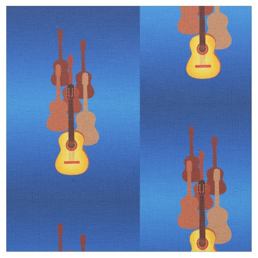Tissu dynamique de guitares (Fermer)