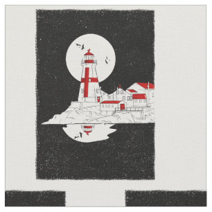 Tissu East Quoddy Head Lighthouse plat amazone