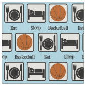 Tissu Eat Sleep Basketball (Fermer)