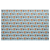 Tissu Eat Sleep Basketball (Fat Quarter)