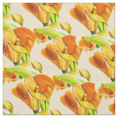 Tissu Eau de flotteur orange calla (Échantillon)