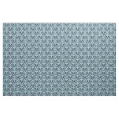 Tissu Ebony Blue Parisian Damask Pattern Fabric (Yard)