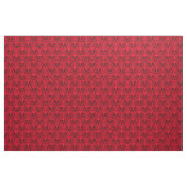 Tissu Ebony Red Parisian Damask Pattern Fabric (Yard)