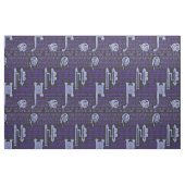 Tissu Échantillon celtique en noir et violet (Yard)