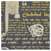 Tissu Échantillon celtique en or (Échantillon)