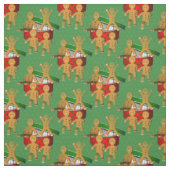 Tissu Échapper Gingerbread Cookies Fêtes Mignonnes (Échantillon)