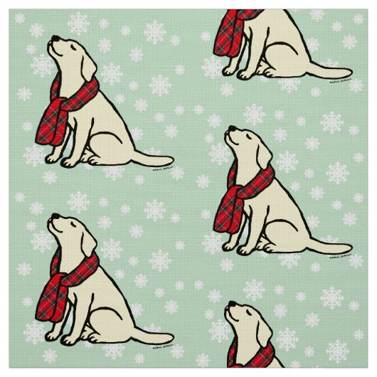 Tissu Écharpe jaune de tartan de Labrador (Échantillon)