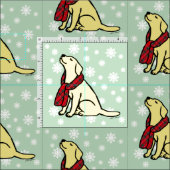 Tissu Écharpe jaune de tartan de Labrador (Carreau)