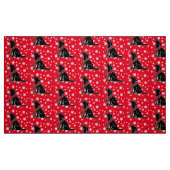 Tissu Écharpe noire 2 de tartan de Labrador (Fat Quarter)