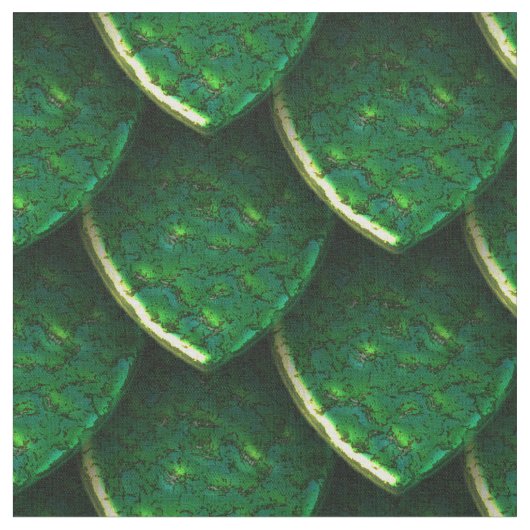 Tissu Échelle de dragon vert (Fermer)