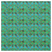 Tissu Echelle verte 3d avec or (Échantillon)