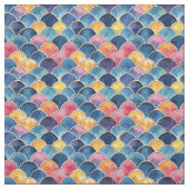 Tissu Échelles arc-en-ciel aquarelles (Échantillon)