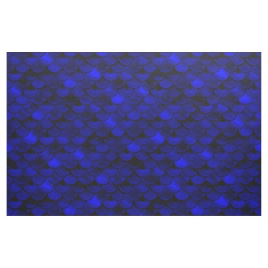 Tissu Échelles bleu-foncé de sirène de Falln (Fat Quarter)