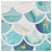 Tissu Échelles de poissons pétillantes de sirène de (fermé)