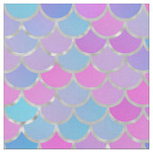 Tissu Échelles de sirène multicolore et argentée (Fermer)