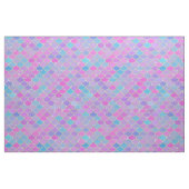 Tissu Échelles de sirène multicolore et argentée (Fat Quarter)