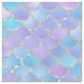 Tissu Échelles de sirène multicolore et argentée (Fermer)