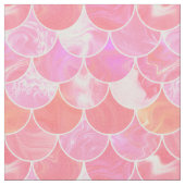 Tissu Échelles de sirène rose (Fermer)