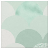 Tissu Échelles de sirènes vertes (Fermer)