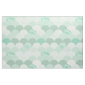 Tissu Échelles de sirènes vertes (Fat Quarter)