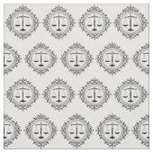 Tissu Échelles décoratives d'avocat de la justice | (Échantillon)