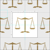 Tissu Échelles d'or de la justice| Avocat (Carreau)